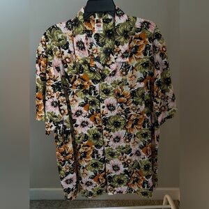 Levi's Multicolor Floral Men's Shirt Cotton 60% Viscose 40%, Sz XXL
